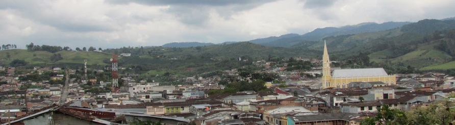 Vista Panorámica Sevilla, Valle del Cauca, Colombia